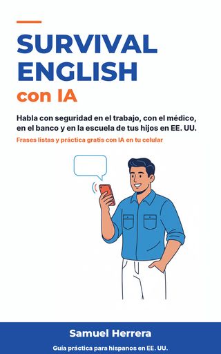 Portada del ebook Survival English con IA